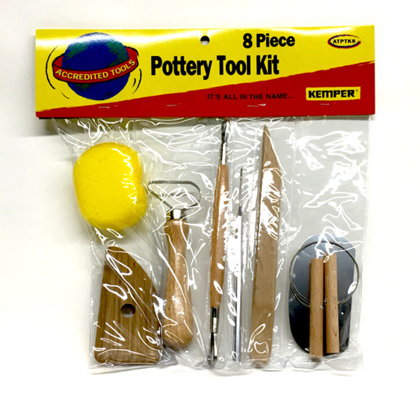 ATPTK9 - Kemper 9 Piece Pottery Tool Kit (Imported)