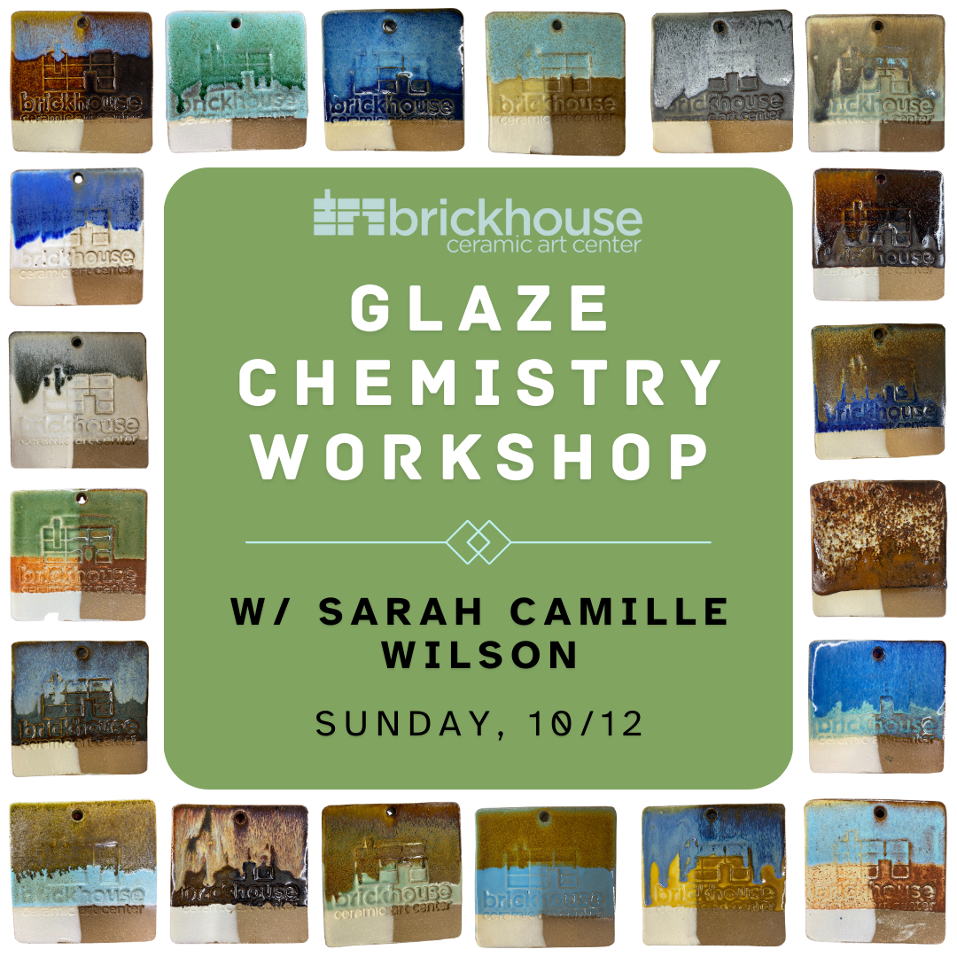 Sunday, October 12th - Glaze Materials & Chemistry Workshop